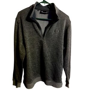 Under Amour Storm Sweater Fleece 1/4 zip‎ Gray Sz Lg
